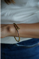 Multi-color nail edition cuff