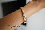 Studded Half Heart Cuff