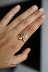 Stackable Evil Eye Ring