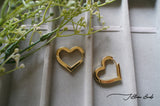 Gold Heart Earrings