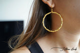 Twisted Circular Earrings