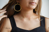 Twisted Circular Earrings