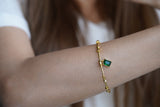 Greenstone Cuff Bracelet