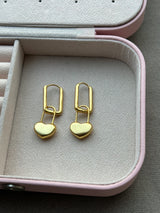 Detachable Heart Earrings