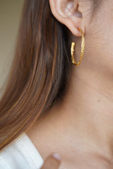 Gold Molten Hoops